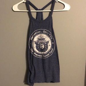 Smokey the bear tank top